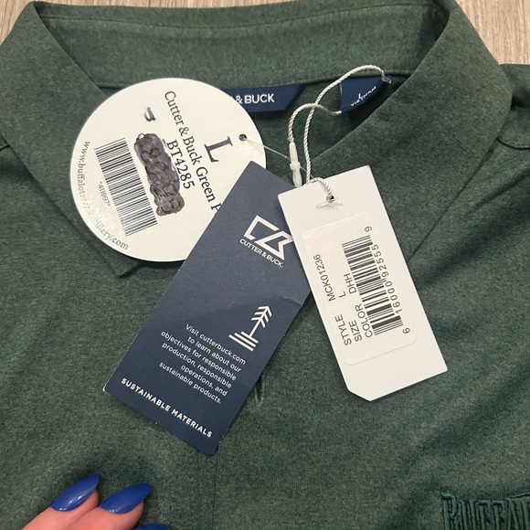 New with tags Buffalo Trace Distillery Men's Green Polo Shirt - Picture 5 of 6